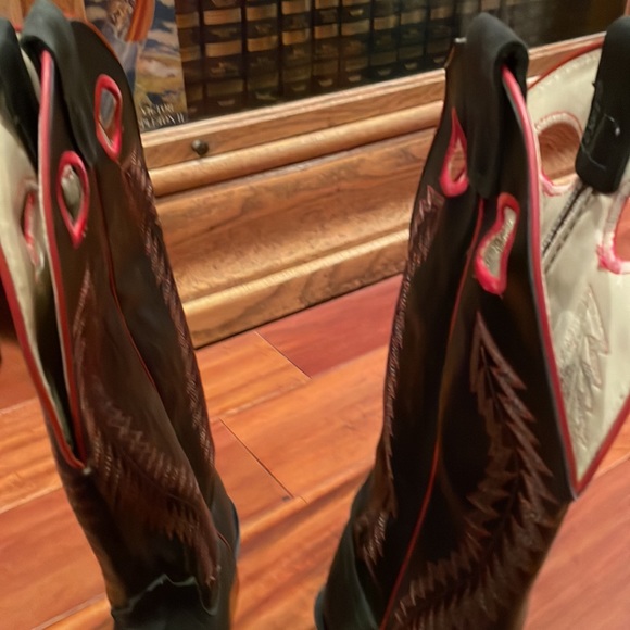 TEXAS LEATHER COWBOY BOOTS - Picture 10 of 10